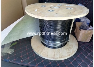 China Nylon Coated Steel Wire Rope 1/8'' Outer Diameter For Gym Equipment supplier