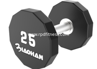 China Durable Gym Fitness Dumbbell / Gym Accessory PU Dumbbell Color Optional supplier