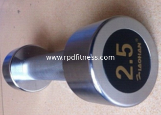 China S45C Material Gym Fitness Dumbbell CR Plating Color ISO 9001 Approved supplier