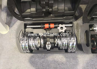 China Stainless Handle 5kg CR Plating Gym Fitness Dumbbell supplier