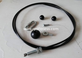China 6mm Outer Diameter Multi Gym Cables / Fitness Spare Parts Nylon Coated Steel Cable supplier
