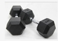 Rubber Coated PU 30kgs Hexagon Gym Fitness Dumbbell supplier